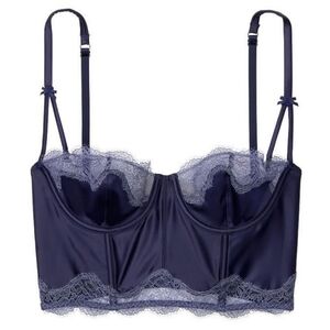 Victoria's Secret Balconet Bra Unlined Long Line Dream Angels 34DD NWT